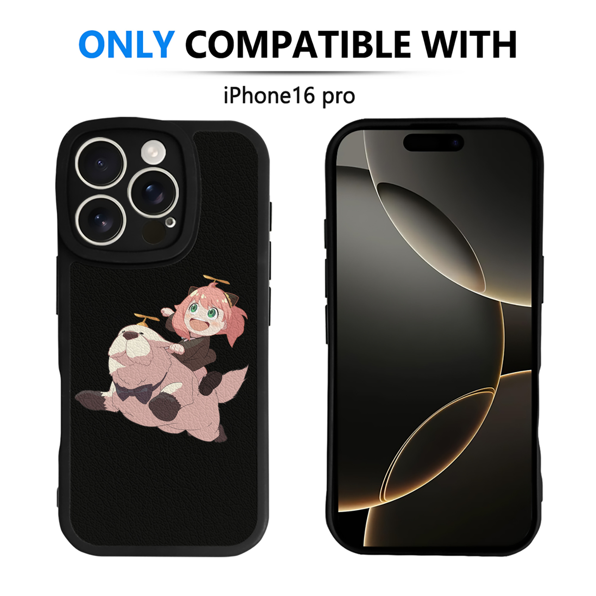（画像用） SPY×FAMILY间谍家家酒 【iPhone 16シリーズ対応】シリコンスマホケース（レザー調） 材質：シリコン